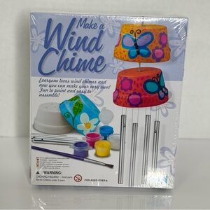 Make a Wind Chime Paint Kit - Blue, Orange, Pink, Yellow